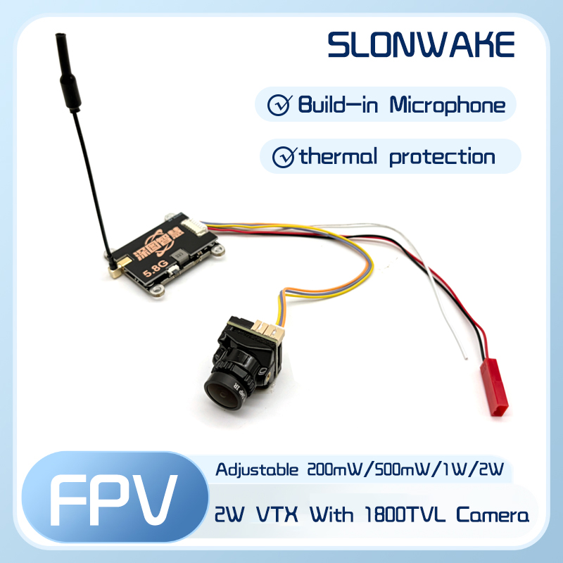 جهاز إرسال SLONWAKE 5.8G 56CH  - مراجعة Fpv Drone Frame وسعره