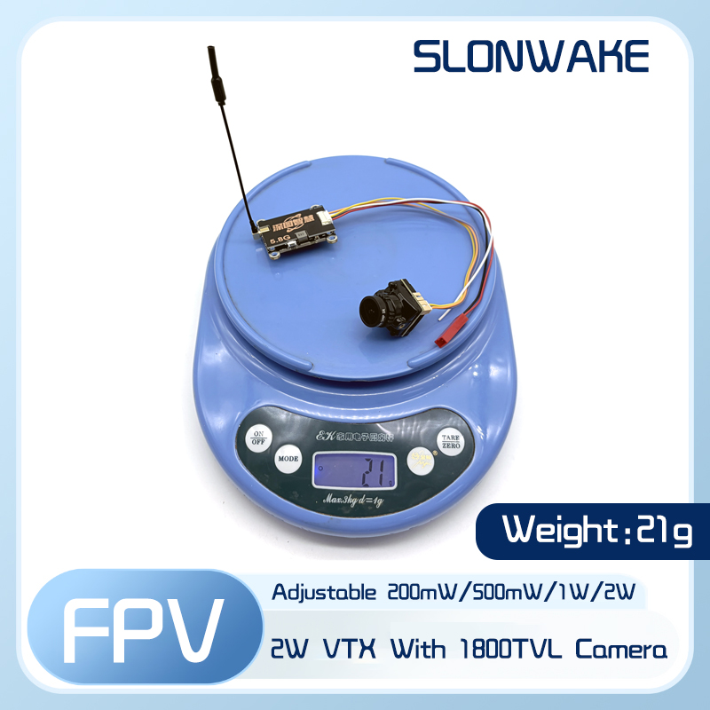 جهاز إرسال SLONWAKE 5.8G 56CH  - مراجعة Fpv Drone Frame وسعره