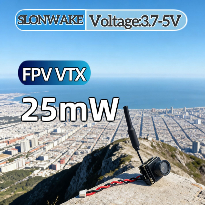 جهاز إرسال فيديو مدمج SLONWAKE - مراجعة Fpv Drone Transmitter وسعره