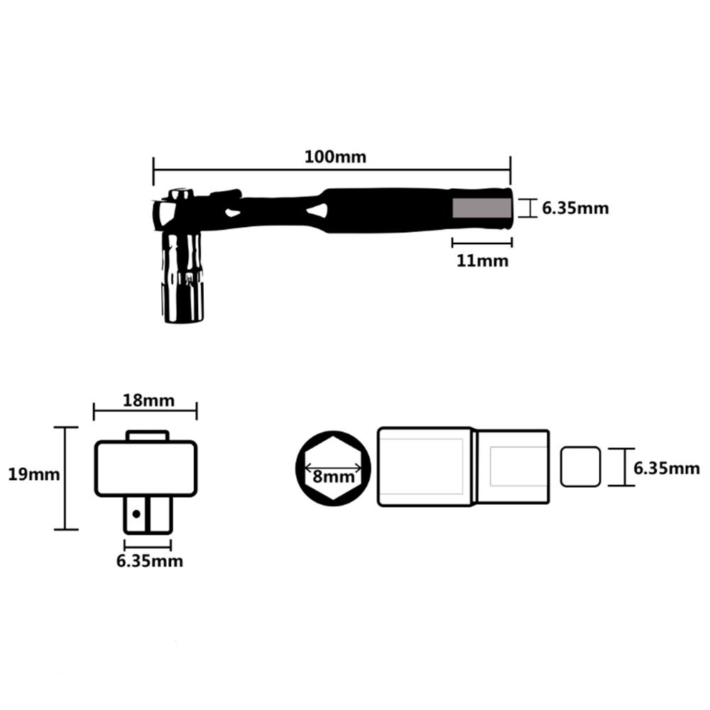 مفتاح ربط GEMFAN WL-06 1/4 بوص - مراجعة Fpv Drone Tool Kit وسعره