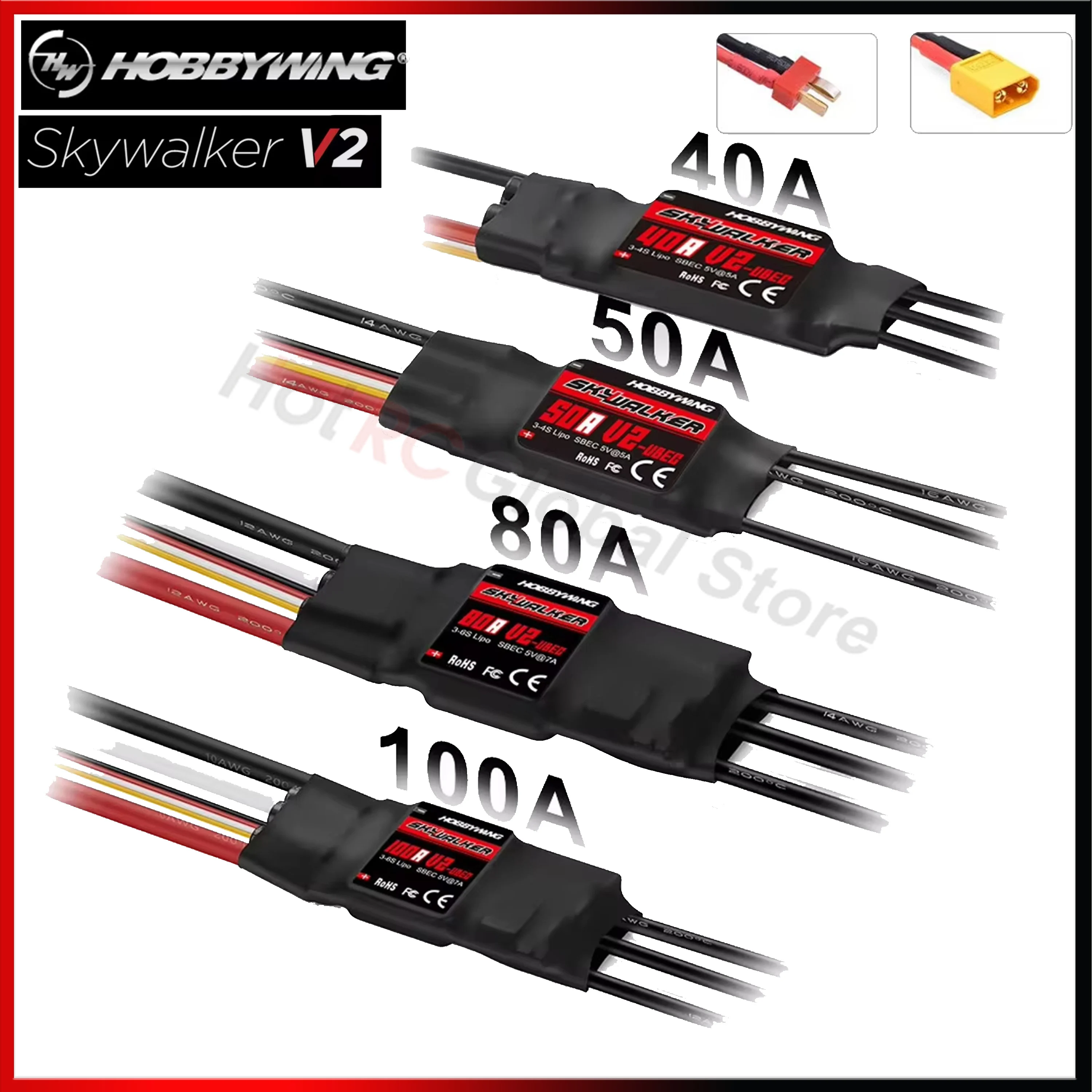 HOBBYWING-Skywalker وحدة تحكم  - مراجعة Fpv Drone Esc وسعره